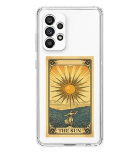 Samsung Galaxy A33 Uyumlu The Sun Tarot Tasarımlı Şeffaf Telefon Kılıfı