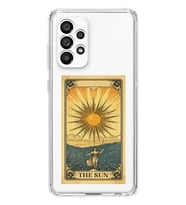 Samsung Galaxy A33 Uyumlu The Sun Tarot Tasarımlı Şeffaf Telefon Kılıfı