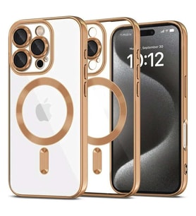 Apple İphone 16 Pro Kılıf Kross Magneticsafe Kapak - Çöl Titanyum