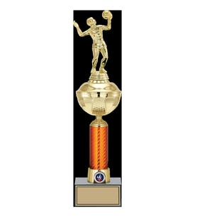 ODAK KUPA - Figürlü Kupalar - Voleybol Kadın Figürlü Kupalar FG-055 B - 44 cm