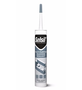 SELSİL GENEL AMAÇLI SİLİKON 280 GR ŞEFFAF (Karışık)
