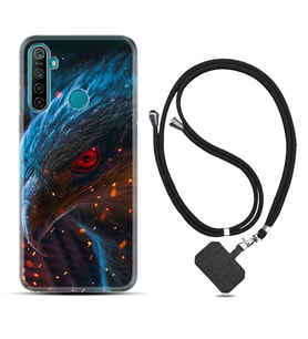 Realme 5i 5 Pro 6i 7 Pro 8 Kılıf Boyun Askılı Silikon Şahin 1756