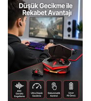 Bluetooth Kulaklık HD Ses Kaliteli Işıklı Metal Kasa Ios Android Uyumlu Mikrofonlu
