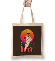 Dillon Brooks Dillon Brooks Vintage Art - Legend Basketball Gift Bez Çanta Uzun Saplı