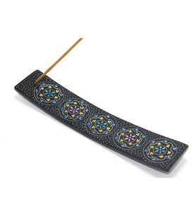 Obsidian Taşı Kayık Tütsülük Ksk2223