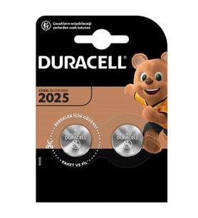 Duracell Cr2025 3v Lityum Pil 2'li Paket