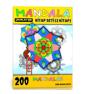 Çocuklar İçin Mandala Kitap Seti (200 Seçilmiş Mandala)