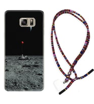Samsung S7 Edge S20 Fe Plus Ultra S21 S22 Kılıf Boyun Asklı Rasta Silikon Astronoot Red Baloon 1608