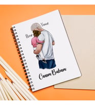 Canım Babam Tasarımlı Defter Kişiye Özel