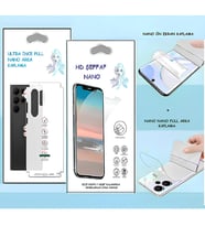 Samsung Galaxy J5 PRİM - NANO Ekran Koruyucu HD Şeffaf  + NANO Arka Kaplama SET Ultra İnce Esnek