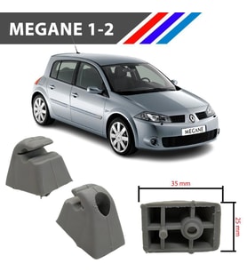 Megane 1-2 Güneşlik Ayağı Gri Renk 2 Adetli Set 1997 - 2008