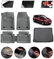 Renault Scenic 3 2009-2015 Uyumlu Paspas Araca Özel Bagaj Havuzu MBS Gri