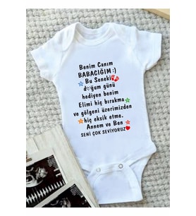 Babaya Özel Doğum Günü Zıbın