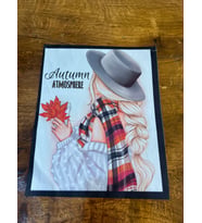 EKOSE GİYİMLİ TASARIM KIZ ARMA DİKİŞ APLİKE 23X20 CM