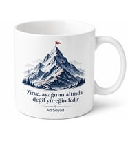 Dağ Keşif Ekibine Zirve Bayrağı Tırmanış İpi Zirve Rotaları Kupa Bardak Hediye
