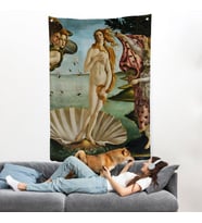 Sandro Botticelli, Venüs'ün Doğuşu Duvar Örtüsü - The Birth of Venus-8109