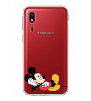 Samsung Galaxy A2 Core  Kamera Korumalı  Kapak Mickey Mouse Tasarımlı  Şeffaf Kılıf