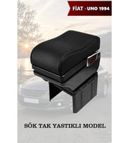 fiat uno 1994 kol dayama geniş model Siyah Lüks Yastıklı Deri