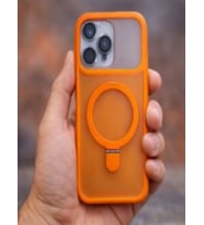 Mmc Trend İphone 16P RO Lensli Telefon Kılıfı (Turuncu)