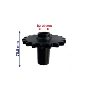 Atv Kanuni Ön Dişli 530-18T İç 20Xuzunluk 75,5Xtm Öm