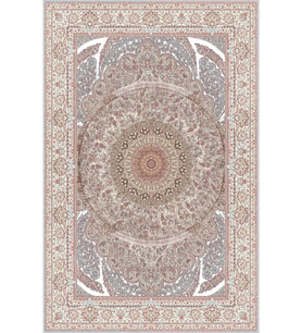 Eliana Home Baskılı, Yıkanabilir Kaymaz Taban Salon Halısı LNA0139-SD422 100x150 cm (Bej)