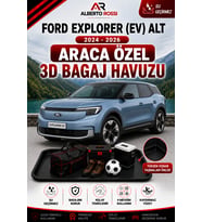 Ford Explorer (EV) ALT 2024 - 2026 Araca Özel 3D Bagaj Havuzu