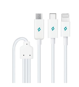 Ttec Trio Şarj Kablosu Micro USB Ligthining Type-C 2DK7521B