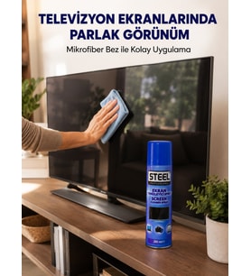 Telefon, Tablet ve Bilgisayar Ekranları İçin Pratik Temizlik Spreyi
