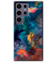 Galaxy S24 Ultra Kılıf HD Desen Baskılı Kılıf - Color Storm