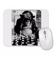 Monkey Chess Maymun Santranç Mouse Pad