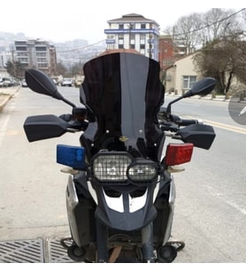 MOTOCAM Bmw F 800 GS Ön Cam 2008-2012 Model 47cm Siyah Renkli 4mm