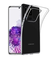 Samsung Galaxy S20 Ultra Uyumlu Kılıf Zore Süper Silikon Kapak (Renksiz)