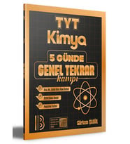 Benim Hocam Yayınları Tyt Kimya 5 Günde Genel Tekrar Kampı