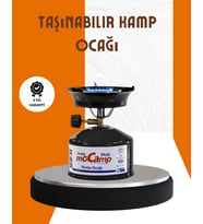 Taşınabilir Metal Gövdeli Kamp Ocağı Seti