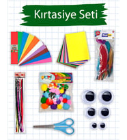 Temel Okul Kırtasiye Seti Hobi Malzemeleri