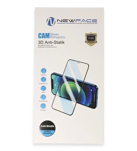 Newface Samsung Galaxy S26 Ultra 3D Antistatik Cam Ekran Koruyucu - Siyah