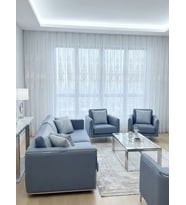 NİVEMESHOME HAYALLİFE APLİK-6 ALTIN 1/2,5 PİLELİ TÜL PERDE APM