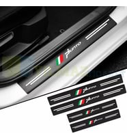 Fiat Punto Karbon Kapı Eşiği Koruma Araba Etiket Oto Sticker Yapıştırma 4 Parça