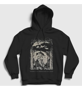 Presmono Unisex Siyah Grey Skies Woods Of Ypres Kapüşonlu Sweatshirt 553720tt