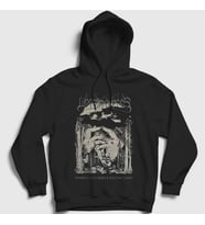 Presmono Unisex Siyah Grey Skies Woods Of Ypres Kapüşonlu Sweatshirt 553720tt