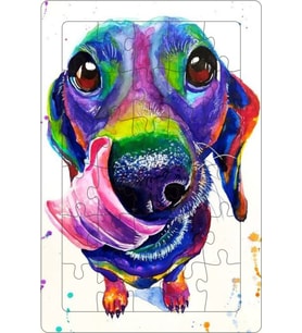 AHŞAP PUZZLE JACK RUSSEL