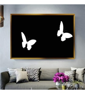 Altın Çerçeveli dekoratif tablo l378 (Gold)