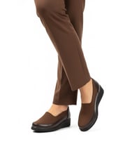 Ayakmod Kahve Floter Tekstil Kadın Casual Ayakkabı 651586 Z (Kahverengi)