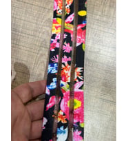 EN 5 CM RENKLİ 3 ŞERİTLİ LASTİK KESİLEBİLİR LASTİK DİKİŞ AKSESUARI 1 METRE (Pembe)