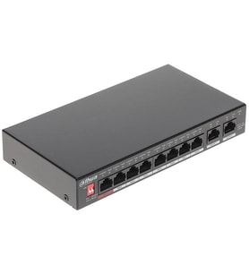 DAHUA 8port 90w PFS3010-8GT-96 GIGABIT 2-Uplink Yönetilemez FULL POE SWITCH
