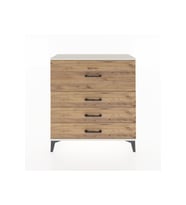 Arges Şifonyer 4 Çekmeceli 88x30x96 Aytaşı-Çam