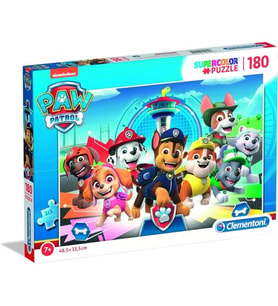 Orijinal Lisanslı Clementoni 29105 Paw Patrol Supercolor 180 Parça Yapboz Çocuk Puzzle (Karışık)