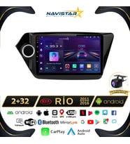 Kia Rio 2011-2016 Model 2+64GB Android 13 Kablosuz Carplay Navigasyon Multimedya Sistemi