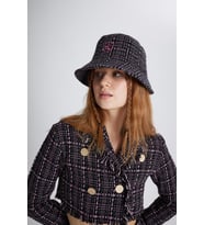 Markano Tweed Bucket Şapka Siyah