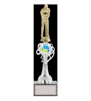 ODAK KUPA - Figürlü Kupalar - Golf Figürlü Kupalar FG-034 B - 37 cm